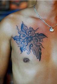 lalaki Tattoo fashion maganda ang hitsura ng larawan ng tattoo na larawan