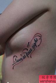 modello di tatuaggio popolare petto bella ragazza fiore popolare corpo modello