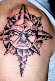 patrún stua siombail tattoo ghualainn cloiche