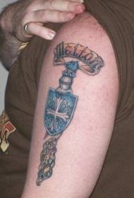 Modello di tatuaggio del logo del clan Big Melligan