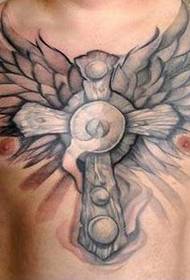elementi popolari, tatuaggio croce
