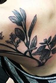 vajzë tatuazh lule tatuazh fotografia mbi tatuazhin e luleve mbi supe 58168 @ tatuazh letrar lule vajzë shpatulla e zezë e tatuazhit fotografi