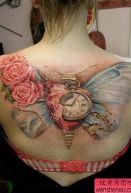 tattoo figure recommended a butterfly rose clock tattoo tattoo works