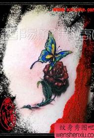 sexy petó papallona amor flor tatuatge imatge