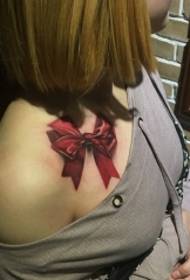 modello di tatuaggio dipinto arco realistico spalla