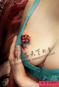 краси груди красиво привабливі татуювання цвітіння вишні