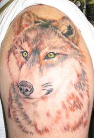 ubu wolf head tattoo ụkpụrụ