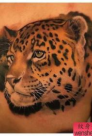 grudi leopard tetovaža tetovaža djeluje