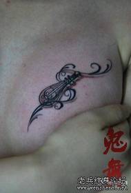 kauneus rinnassa Totem 琵琶 tatuointi kuvio kuva