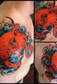 octopus tattoo txawv cov tub hluas lub xub pwg octopus tattoo txawv