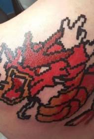 Tattoo skulder mannlig gutt skulderfarget drage tatoveringsbilde