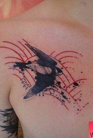 thorax yapadera kalembedwe tattoo