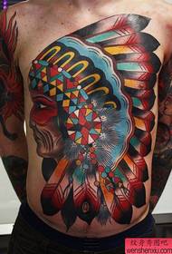 tattoo figure recommended one recommended A chest tattoo of Indian tattoos