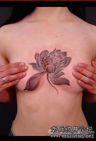 Lotus tetovējums: krūšu lotosa tetovējums