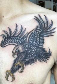 super e bukur Tatuazh i shqiponjës së gjoksit