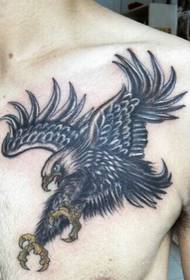 super bello tatuaggio di aquila di Chest