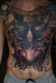 мужская грудь супер красивая татуировка праджня