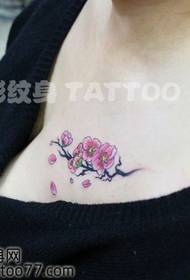 yakanaka-inotarisa sexy chest plum tattoo maitiro