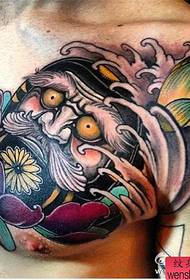 Chest Dharma Tumbler Tattoo Works