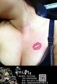 tattoo tato lip dada awéwé