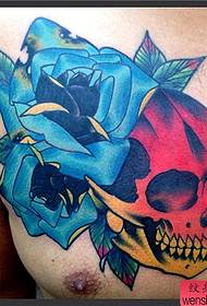 boss sa Europe ug Amerikano nga tanghaga nga rosas nga rosas sa tattoo