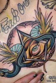 sprednji prsni koš super čeden vzorec Tattoo Božje oko
