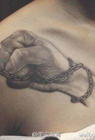 Tattoo Figur empfahl eine Brust Hand Tattoo Tattoo funktioniert