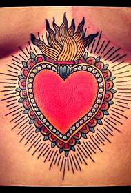 Zahvalnost Ljubavni uzorak tetovaža ispod ruke