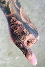 Flùr beag meur, ìomhaigh Buddha, pàtran tatù