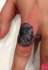 Mtindo wa tattoo ya kidole avatar