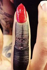 Креативна тетоважа со прсти