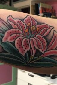 Lily Blummen Tattoo Muster