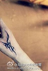 Klasika tradicia totema tatuaje-ŝablono