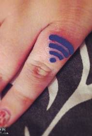 Cell phone sign sign tattoo