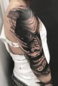 Fekete kar tetoválás jóképű 9 csoport sötét fekete kar tetoválás minta