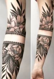 9 bungkus reka bentuk tatu totem van gogh lengan kecil