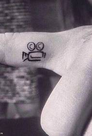 Finger small fresh tattoo pattern