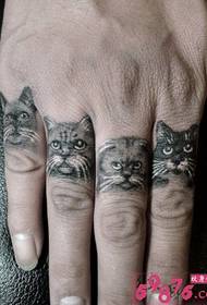 Personalidad daliri cat avatar tattoo larawan