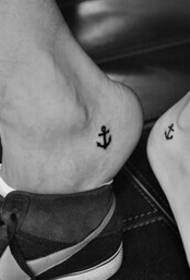 Couple arm finger totem tattoo