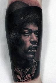Varietà di tatuaggi con ritratto di personaggio di personaggi naturali