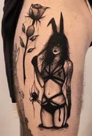 Dark Tattoo Pattern - 16 modelli di tatuaggi per braccia e gambe in stile diagonale