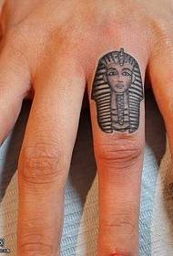 Dito egiziano faraone tatuaggio modello