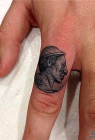 Татуировка на пальце
