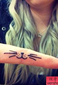 Spettacolo di tatuaggi, consiglia un tatuaggio con le dita