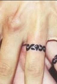 Kilalanin ang isang habang buhay na daliri ng singsing na tattoo