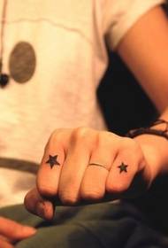 Finger star, pagkatao, pattern ng tattoo