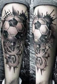 Tatuaggi di Football _15 eccellenti stampi di ritratti di tatuaggi di football