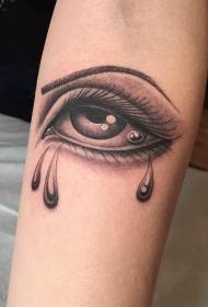 Tattoo oog tattoo patroon arm tattoo schoonheid ooghoek traan tattoo oog tattoo patroon