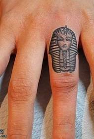 Fingra super malfacila egipta faraona ŝablono