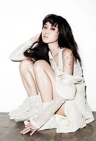 Trend Han Xing Kong Xiaozhen Personal tattoo